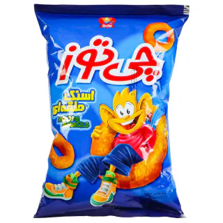 اسنک حلقه ای چی توز 80 گرمی بسته 3 عددی