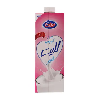 شیر کم چرب 1.5% چربی میهن 1 لیتری