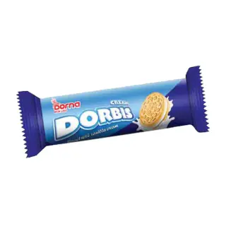 بیسکویت با کرم وانیلی دربیس درنا 125 گرمی