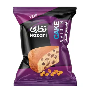 کیک روغنی کشمشی نظری 90 گرمی