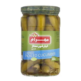 خیارشور ممتاز مهرام 650 گرمی