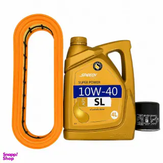 روغن موتور اسپیدی مدل سوپر پاور 10W40 SL حجم 4 لیتر