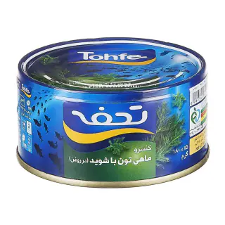 تن ماهی شوید در روغن تحفه 180 گرمی