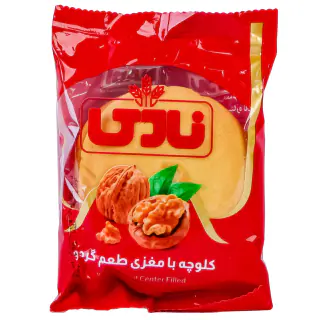کلوچه گردویی نادی 100 گرمی بسته 6 عددی