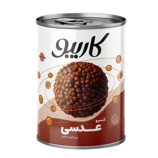 کنسرو خوراک عدسی کاریبو 380 گرمی