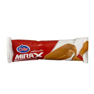 بستنی بیسکویتی با روکش شکلاتی لوتوس میهن 55 گرمی بسته 3 عددی