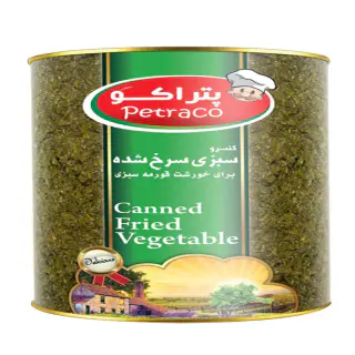 کنسرو سبزی قرمه پتراکو 440 گرمی
