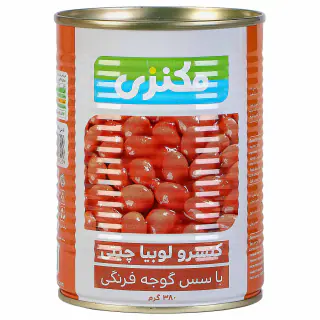 کنسرو لوبیا چیتی مکنزی 380 گرمی بسته 2 عددی