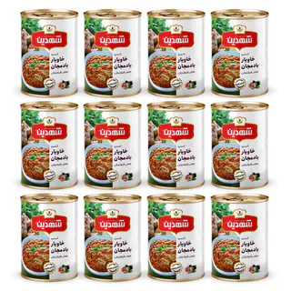کنسرو ذرت شیرین شهدین - 370 گرم بسته 12 عددی
