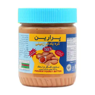 کره بادام زمینی بدون نمک و شکر کروچی پرارین (350 گ