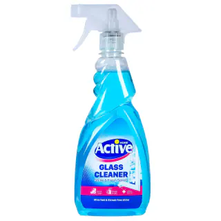 اسپری شیشه پاک کن اکتیو سری Shine and Fresh آبی حجم 500 میلی لیتر