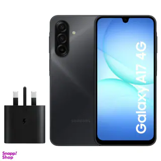 گوشی موبایل سامسونگ مدل Galaxy A17 4G دو سیم کارت ظرفیت 128 گیگابایت و رم 6 گیگابایت - ویتنام - به همراه شارژر 25 وات سامسونگ