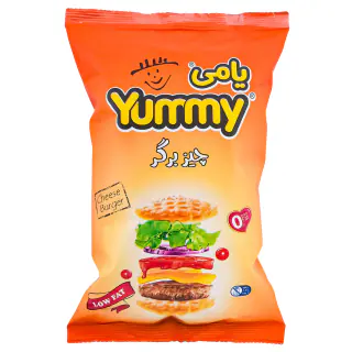 اسنک چیزبرگر 40 گرمی یامی