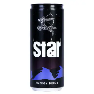 نوشیدنی انرژی زا لایف استار 250 میلی لیتری بسته 4 عددی