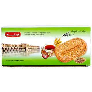 بیسکویت زبان کنجدی 450 گرمی فرخنده