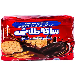 بیسکویت ساقه طلائی با روکش شکلاتی مینو 220 گرمی