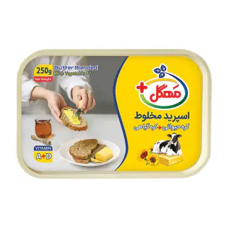 کره اسپرید مخلوط مهگل پلاس 250 گرمی