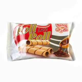 ویفر رول مغز شکلاتی اکسترا نادری (35 گرم)