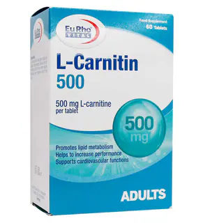 قرص ال کارنیتین 500 میلی گرم بسته 60 عددی