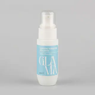 کرم آبرسان صورت گلاما مدل Hyaluronic Acid مناسب برای انواع پوست حجم 50 میلی‌لیتر