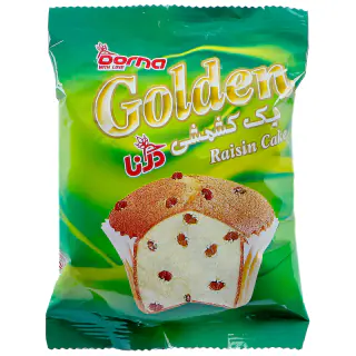 کیک گلدن کشمشی درنا 70 گرمی