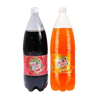 پک نوشابه پرتقالی و نوشابه کولا کانادا درای