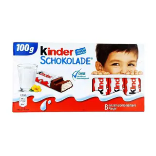 شکلات کرم شیری کیندر 100 گرمی