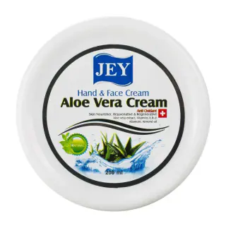 کرم مرطوب کننده دست و صورت جی مدل Aloe vera حجم 200 میلی لیتر
