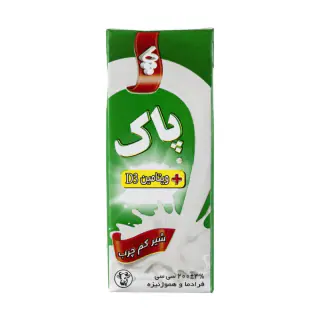 شیر استریلیزه 200 سی سی پاک