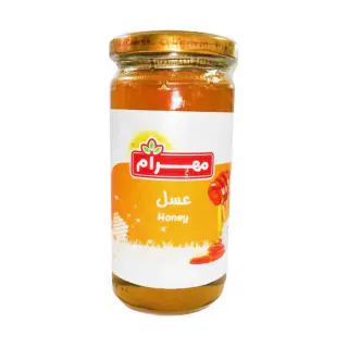عسل طبیعی ظرف شیشه ای 310 گرمی مهرام