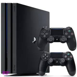 باندل کنسول بازی سونی (Sony) مدل پلی استیشن 4 پرو کد CUH-7215B ظرفیت 1 ترابایت به همراه 2 عدد دسته مشکی