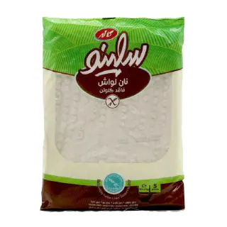 نان لواش بدون گلوتن سلینو کاله 350 گرمی بسته 5 عددی