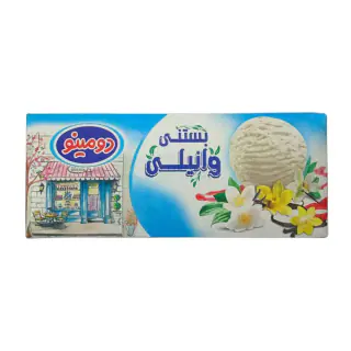 بستنی وانیلی دومینو 500 گرمی بسته 2 عددی