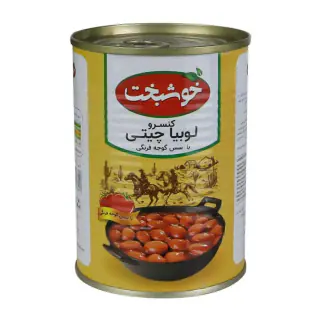 کنسرو لوبیا چیتی خوشبخت 380 گرمی