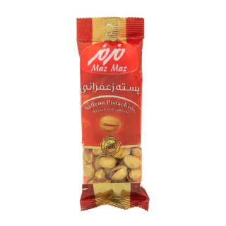 پسته اکبری زعفرانی مزمز 30 گرمی