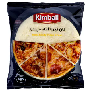 نان پیتزا نیمه آماده کیمبال 480 گرمی