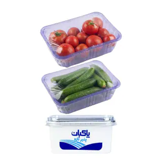 پک گوجه فرنگی و خیار گلخانه ای جانزی و پنیر سفید پاکبان