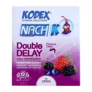 کاندوم تاخیری کدکس مدل Double Delay بسته 3 عددی
