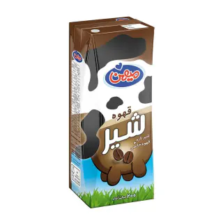 شیر قهوه پر چرب 3% چربی میهن 200 میلی لیتری