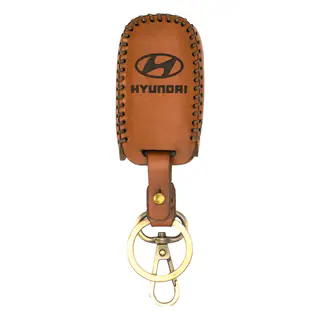 جاسوئیچی خودرو چرم طبیعی کد ct-423 مناسب برای هیوندا 4کلید (عرضه کالا)