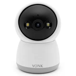 دوربین امنیتی تحت شبکه فضای داخلی وونک مدل M2 3mp با اتصال بی‌سیم، چرخش 360 درجه، تشخیص حرکت و مکالمه دوطرفه