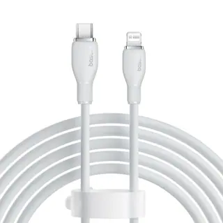 کابل تبدیل USB-C به لایتنینگ بیسوس مدل Pudding 103355701311 طول 2 متر