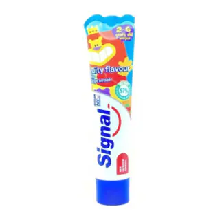 خمیر دندان کودک سیگنال مدل Fruity Flavour حجم 50 میلی لیتر