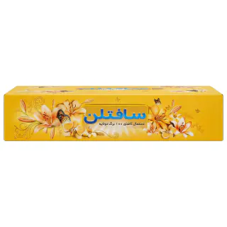 دستمال کاغذی جعبه ای سری سنتی100برگ دو لایه سافتلن