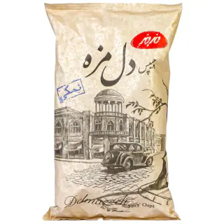 چیپس دل مزه نمکی مزمز 180 گرمی