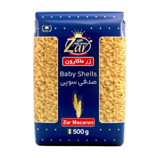 ماکارونی صدفی سوپی زر ماکارون 500 گرمی
