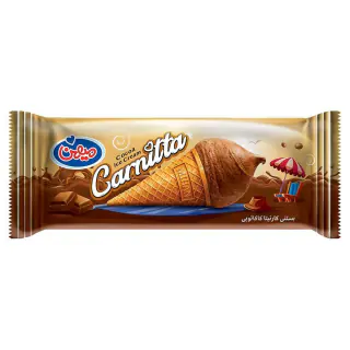 بستنی قیفی کاکائویی کارنیتا میهن 70 گرمی