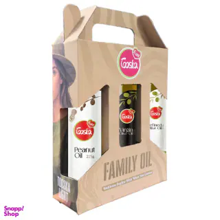 پک روغن خوراکی مخصوص کودکان و خانواده توسکا مجموعه 3 عددی