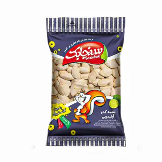 تخمه کدو لیمویی سنجابک 90 گرمی