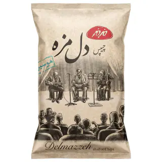چیپس دل مزه موسیر مزمز 95 گرمی